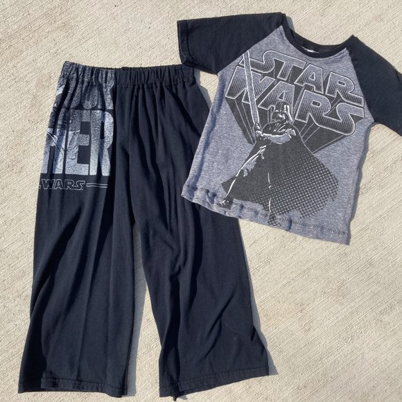 Star Wars Darth Vader toddler pajamas vintage t-shirt pajama set size 3t - Picture 2 of 9